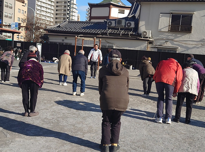 さかもと朝顔広場うんどう教室